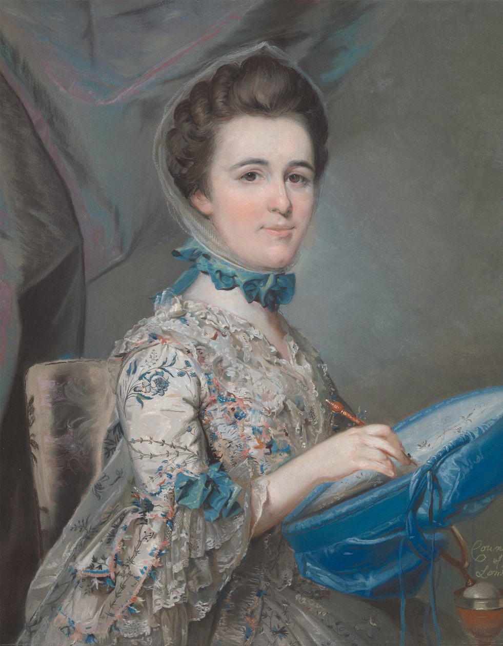 Zelfportret door Lady Mary Lowther