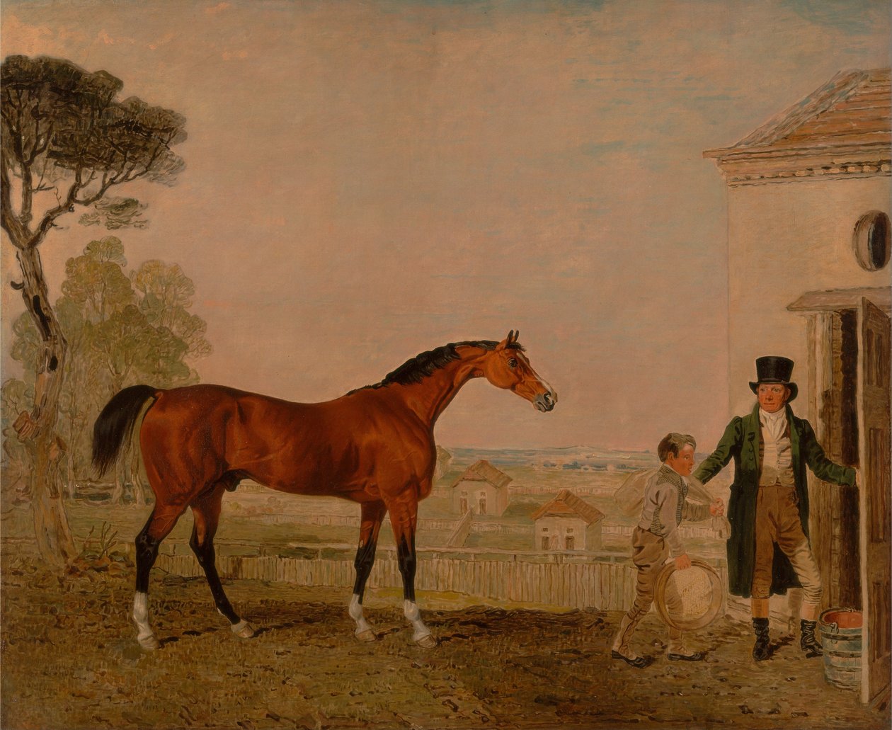 Sultan bij de Marquess van Exeters Stud, Burghley House door Lambert Marshall