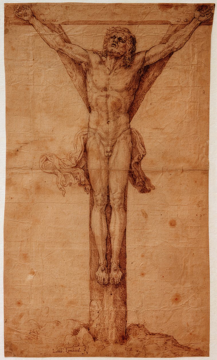 Christus aan het kruis door Lambert Lombard