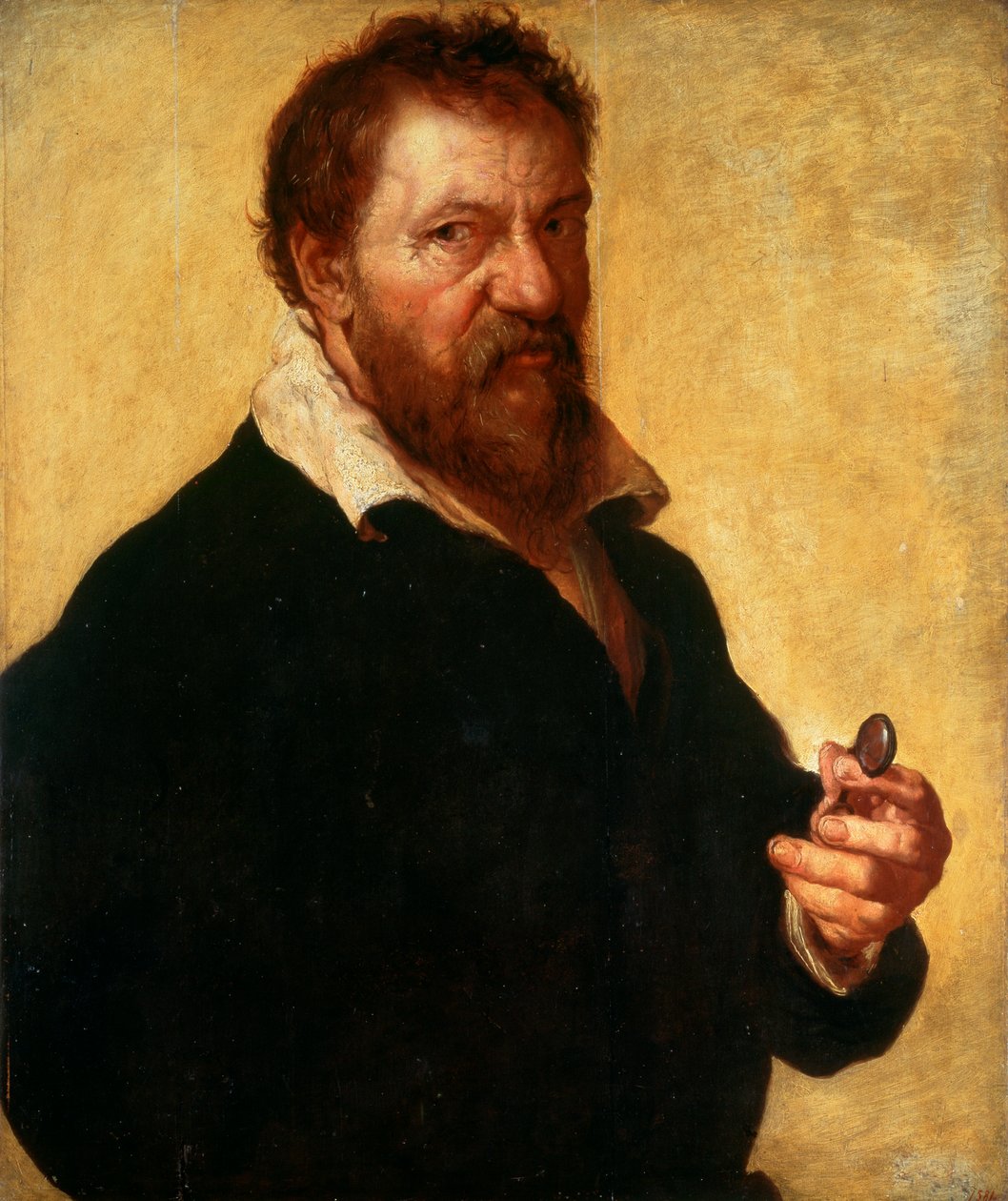 Zelfportret, 1566 door Lambert Lombard