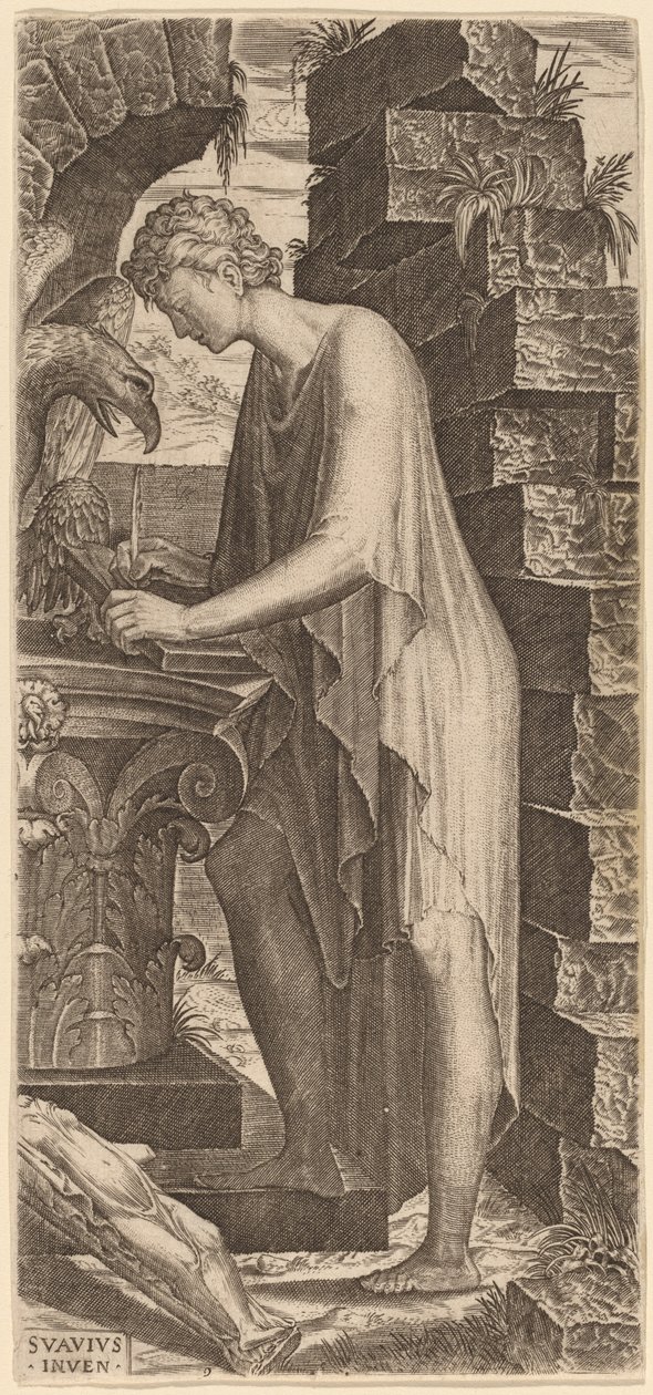 Sint Johannes de Evangelist door Lambert Suavius