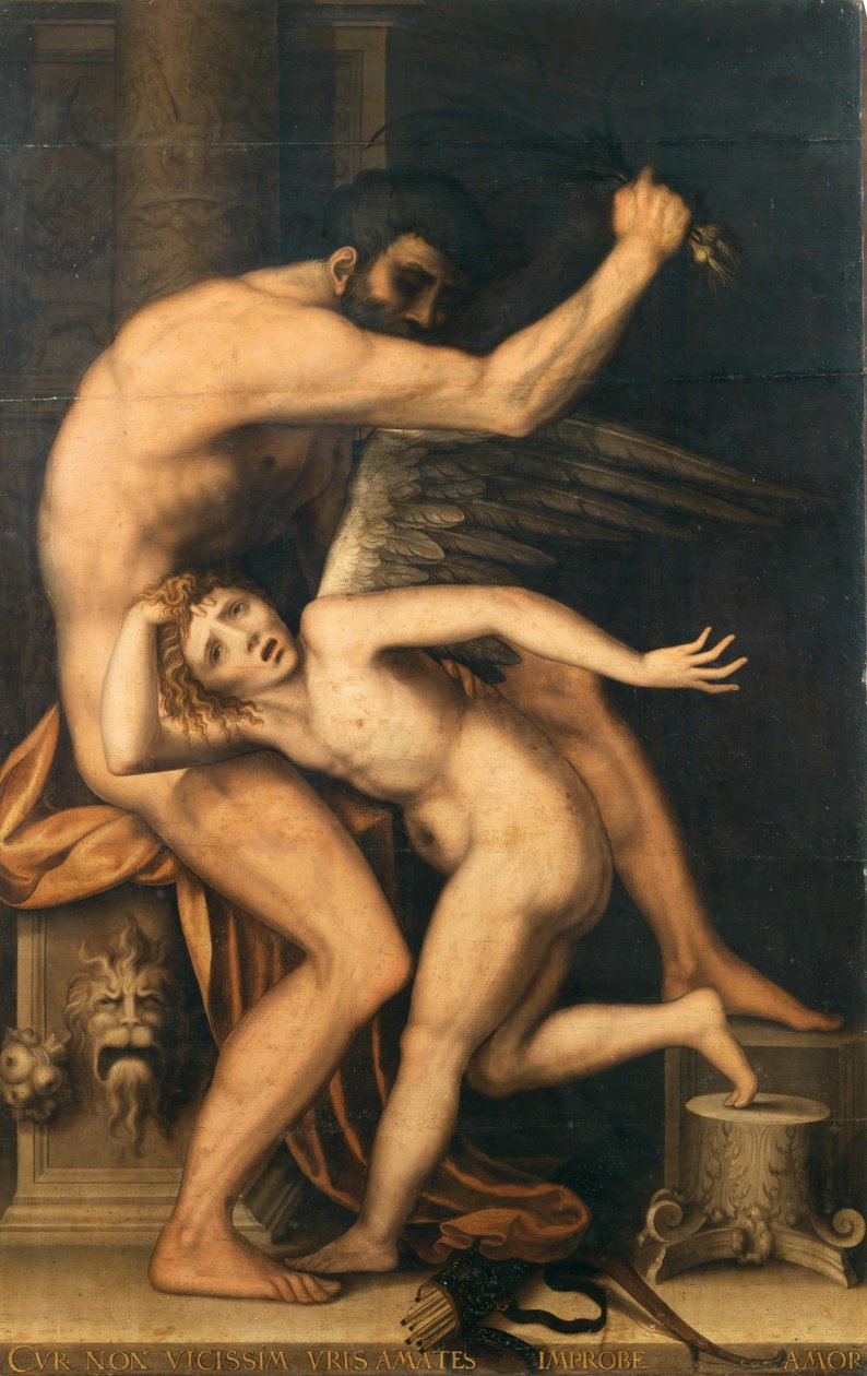 De straf van Cupido door Lambert Suavius
