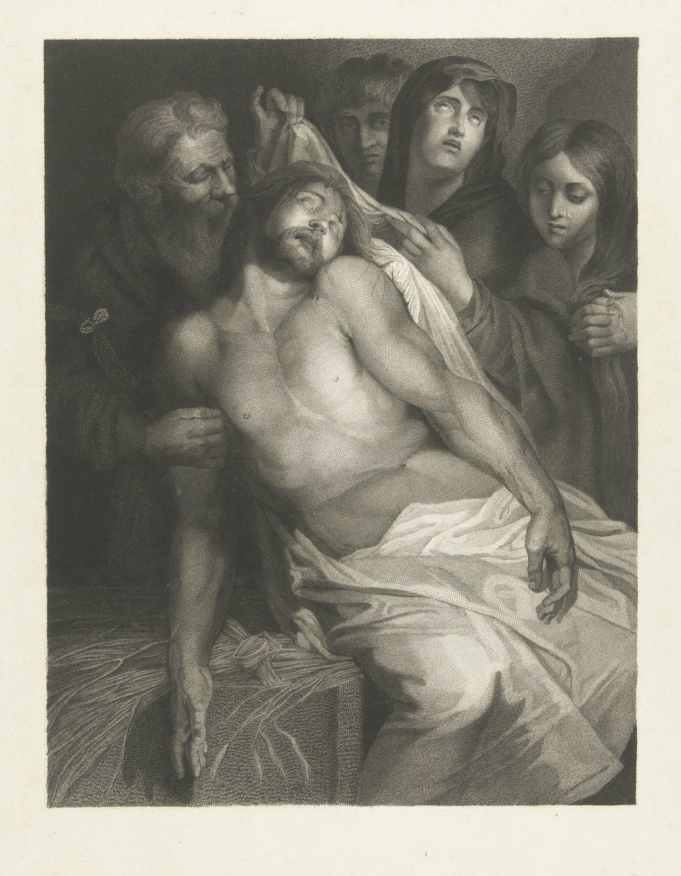 Graflegging van Christus door Lambertus Antonius Claessens