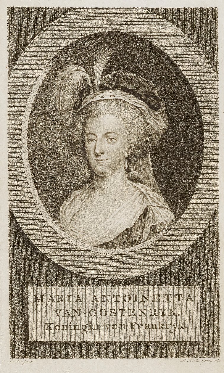Marie Antoinette door Lambertus Antonius Claessens