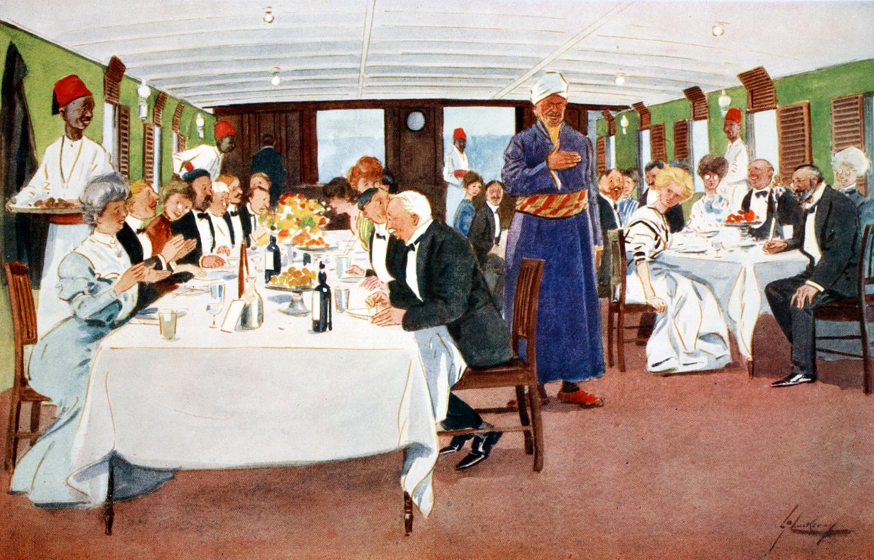 De toespraak na het diner, 1908 door Lance Thackeray