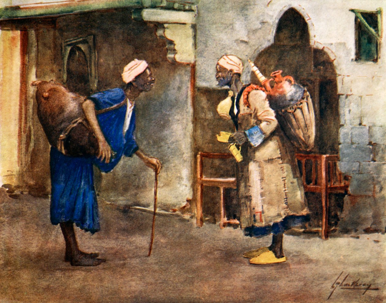 De Ontmoeting van de Wateren, 1908 door Lance Thackeray