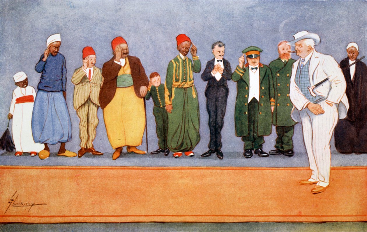 De vertrekkende gast, 1908 door Lance Thackeray