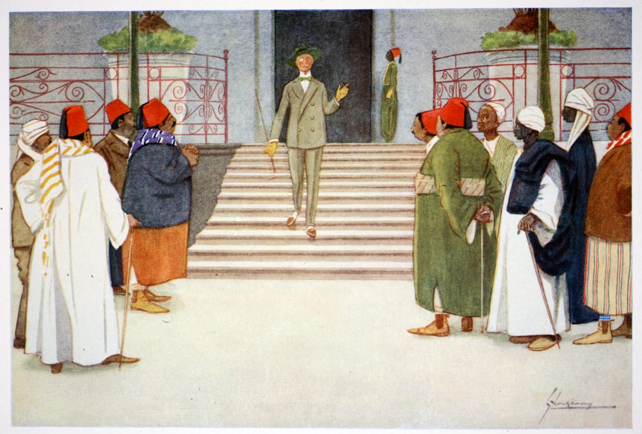 De gieren, 1908 door Lance Thackeray