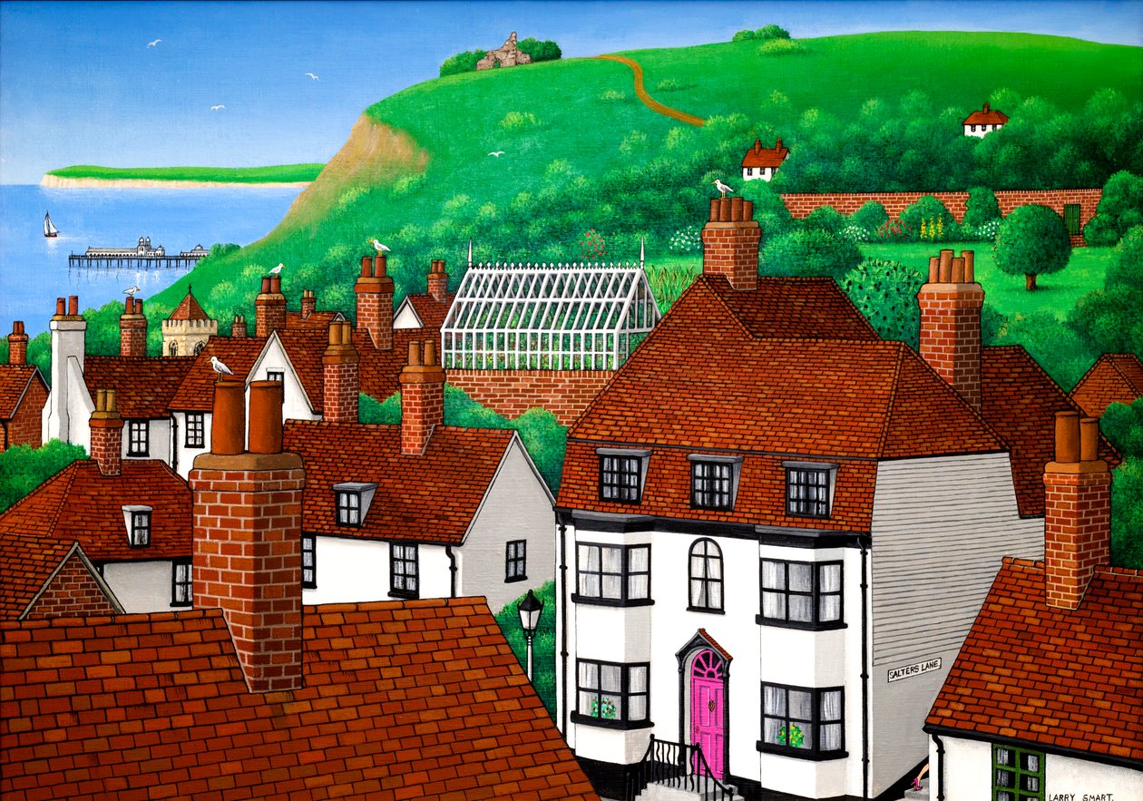 Hastings Oude Stad, 2002 door Larry Smart