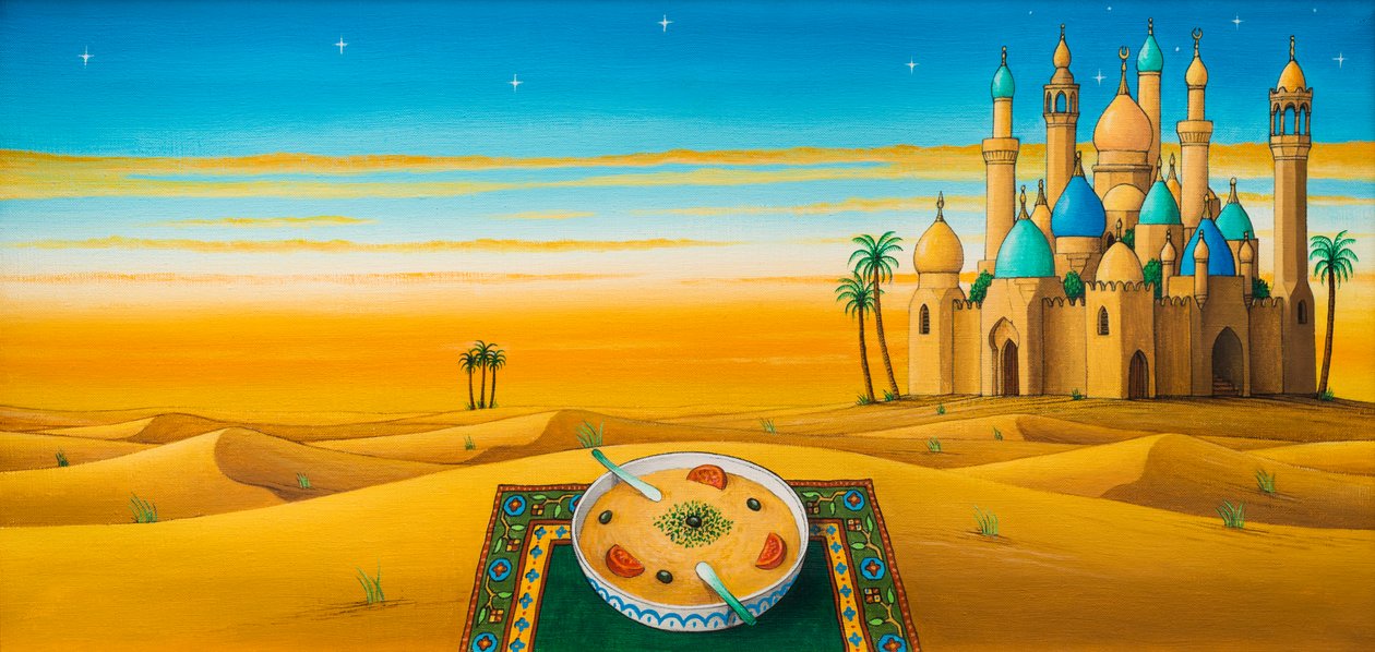 Hummus op het zand, 1992 door Larry Smart