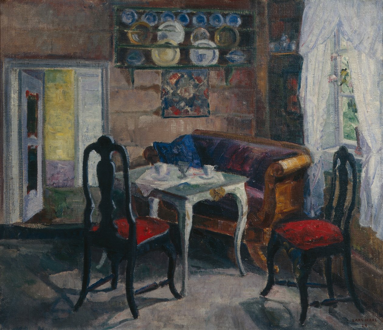 De woonkamer in Haakenstad door Lars Jorde
