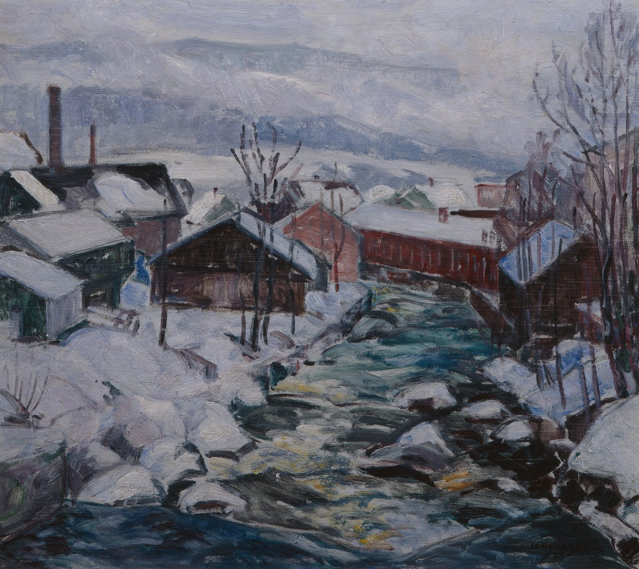 Winter bij Mesna, Lillehammer door Lars Jorde