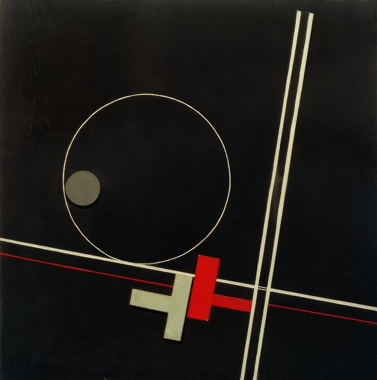Compositie door Laszlo Moholy Nagy