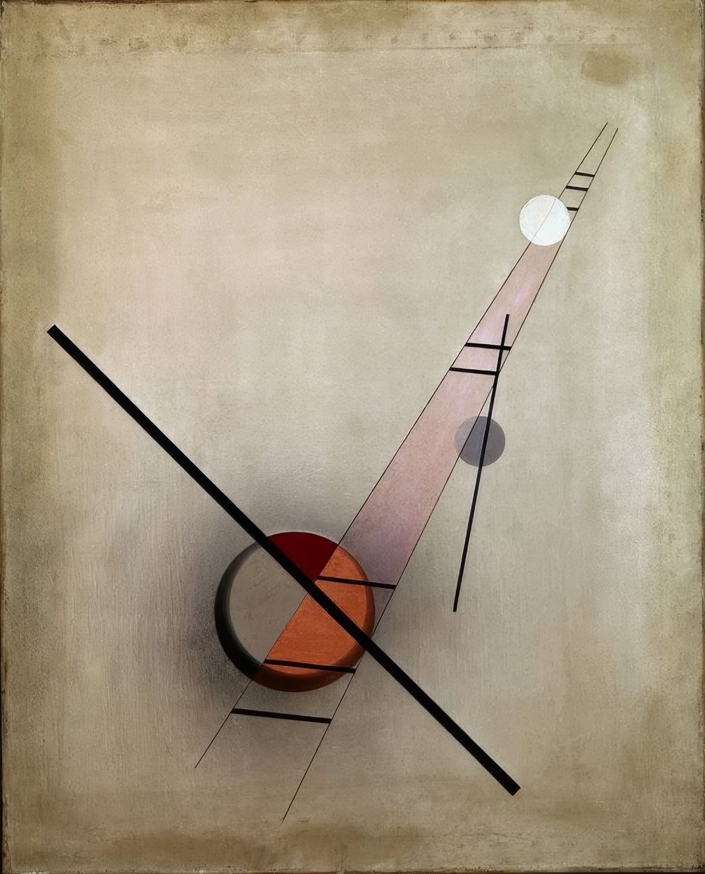 Compositie 2 IV door Laszlo Moholy Nagy
