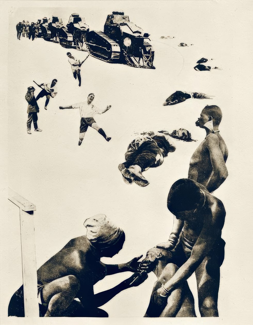 Militarisme door Laszlo Moholy Nagy