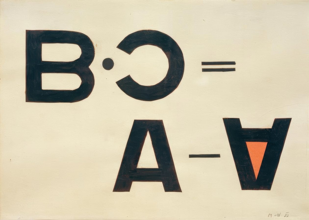 Zonder Titel (Typo Collage) door Laszlo Moholy Nagy