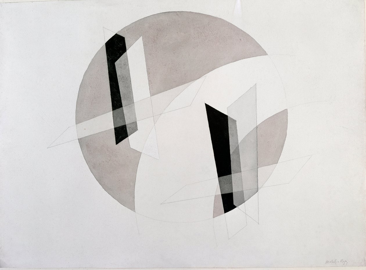 Zonder titel door Laszlo Moholy Nagy