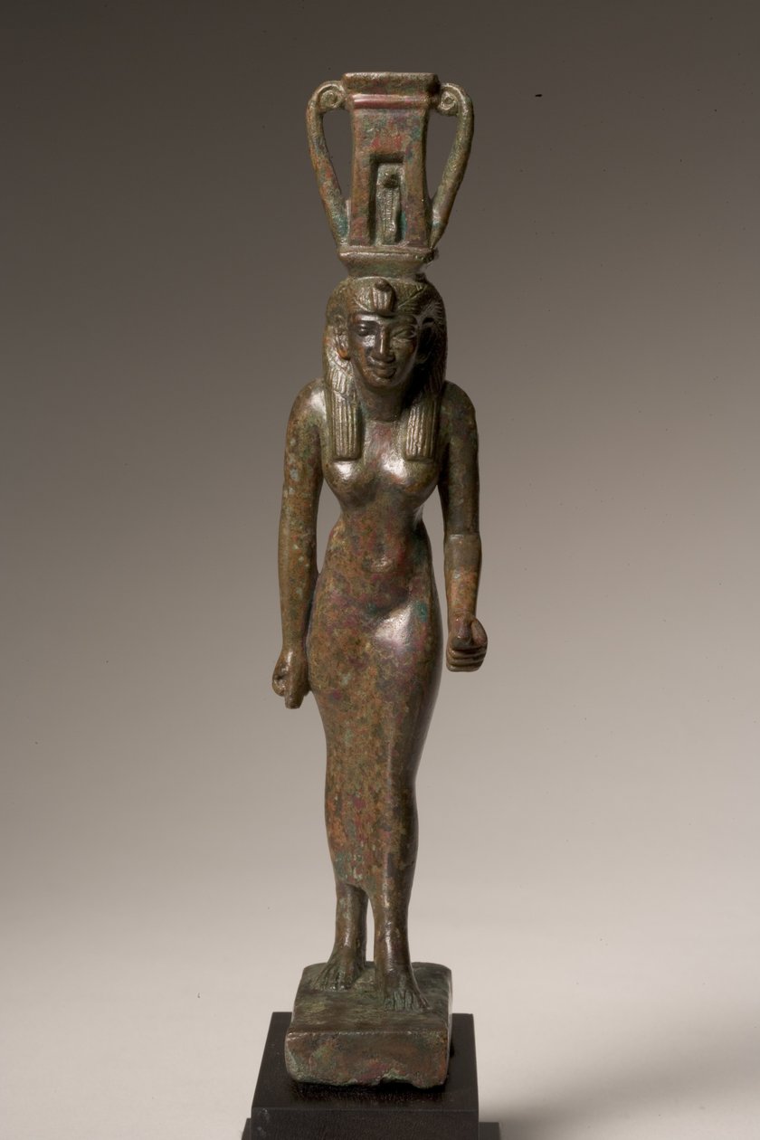 Beeldje van de godin Nebet-hetepet door Late Period Egyptian