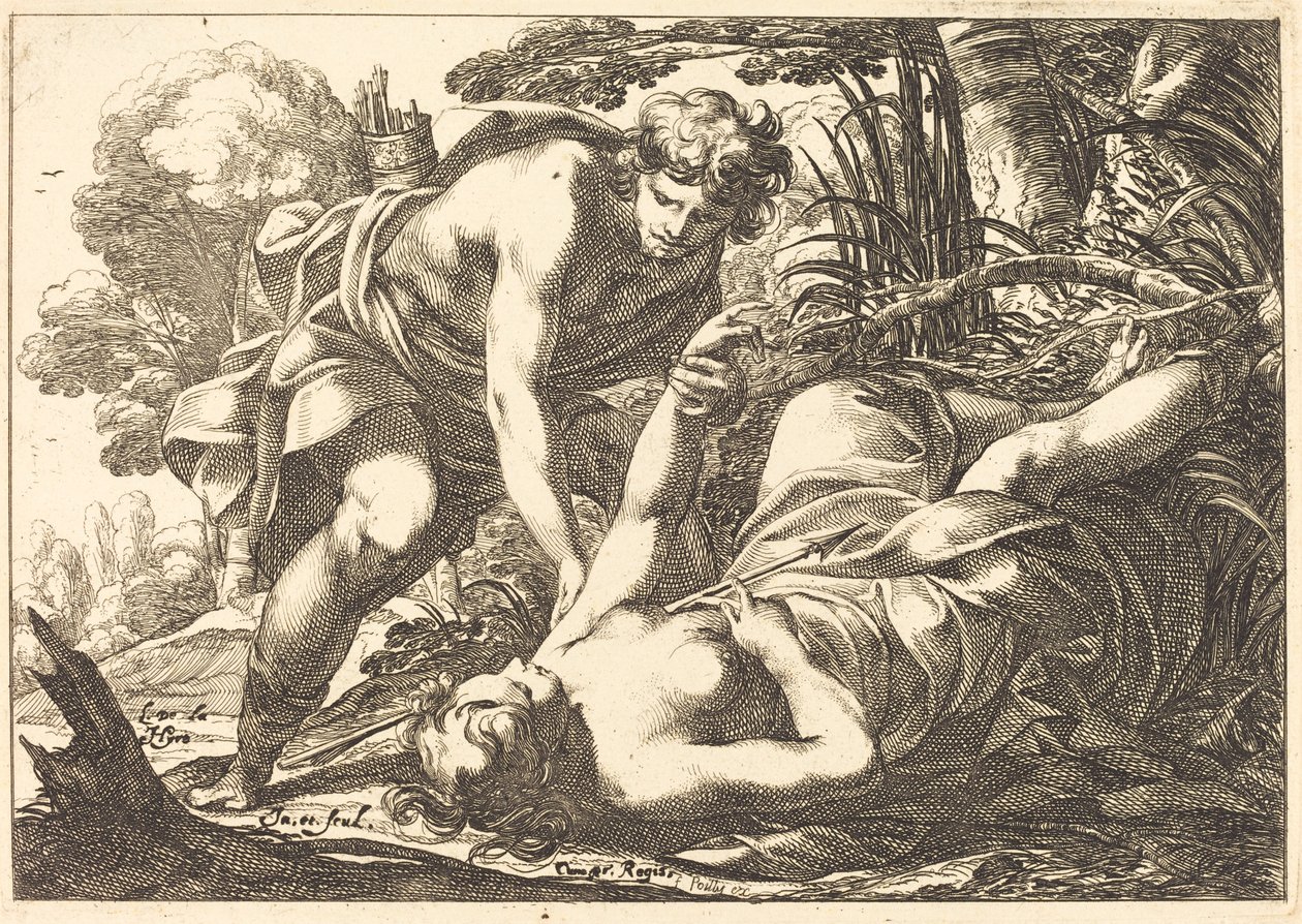 Cephalus en Procris door Laurent de la Hyre