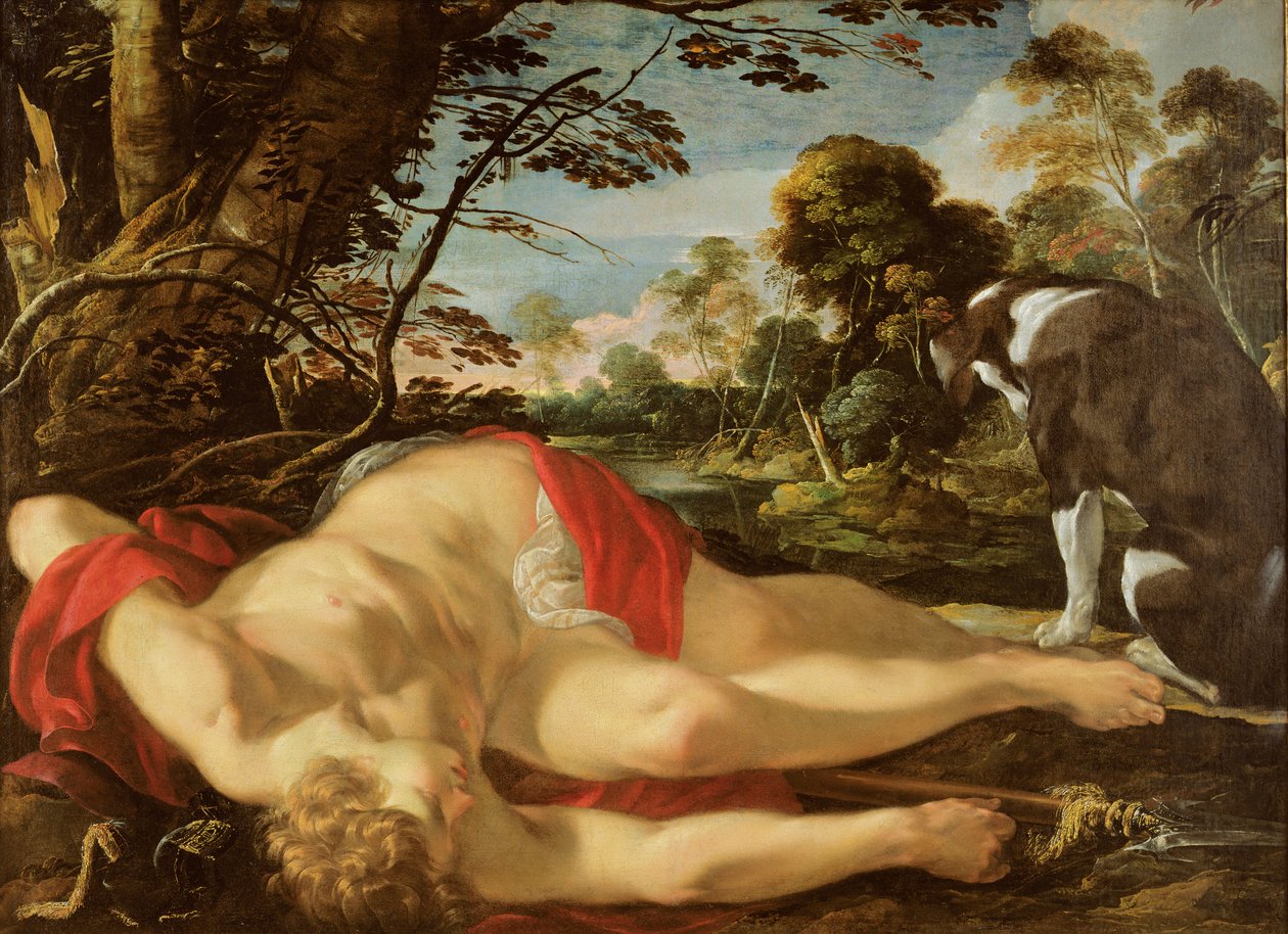 Dode Adonis, c.1624-28 door Laurent de la Hyre