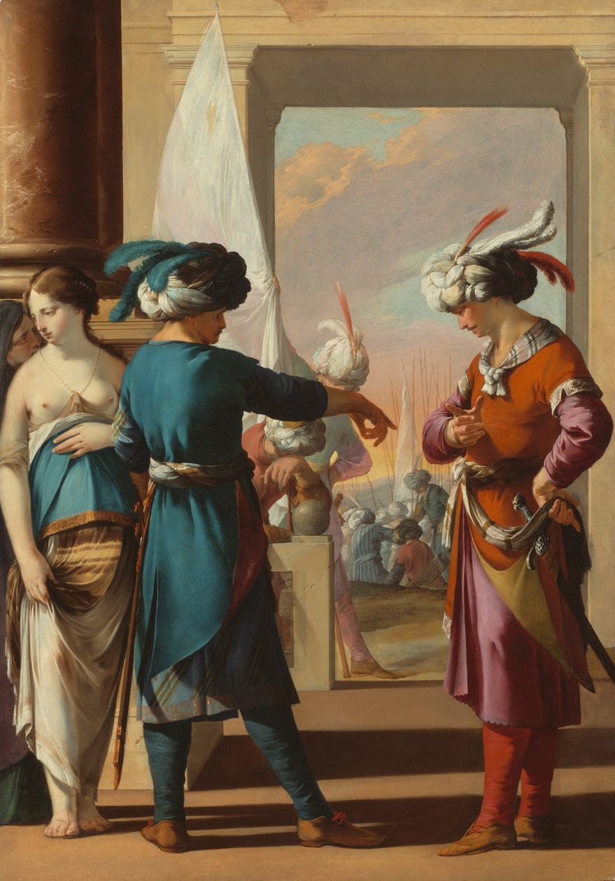 Panthea, Cyrus en Araspas door Laurent de la Hyre