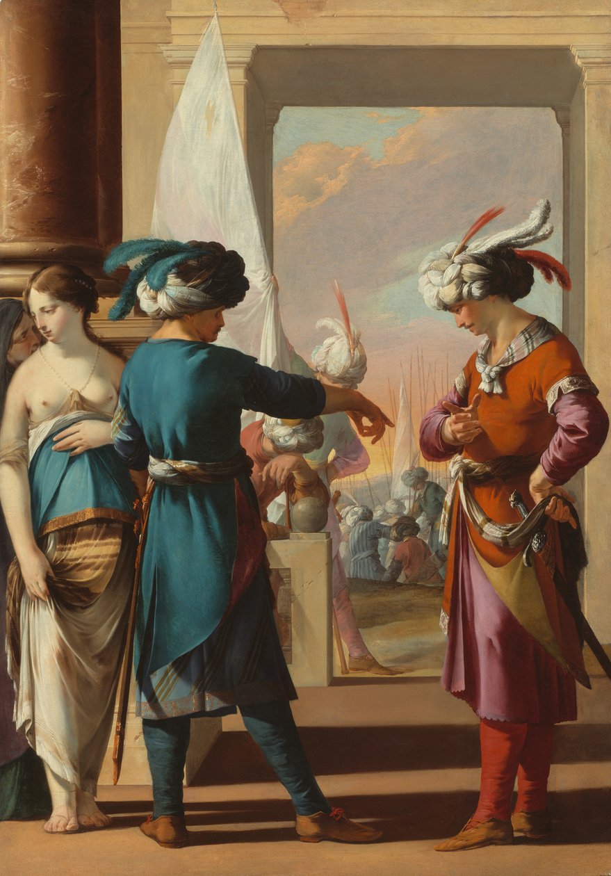 Panthea, Cyrus en Araspas door Laurent de la Hyre