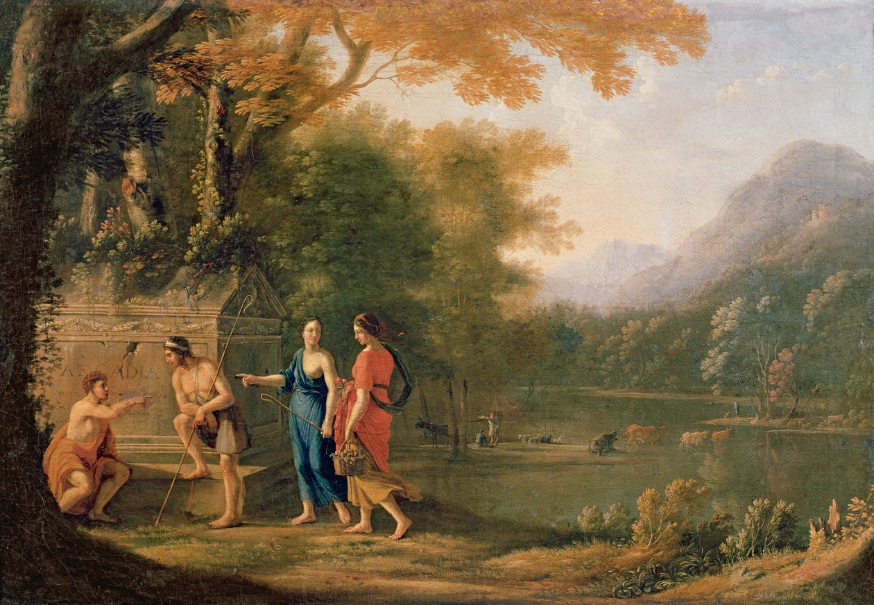De Arcadische herders door Laurent de la Hyre