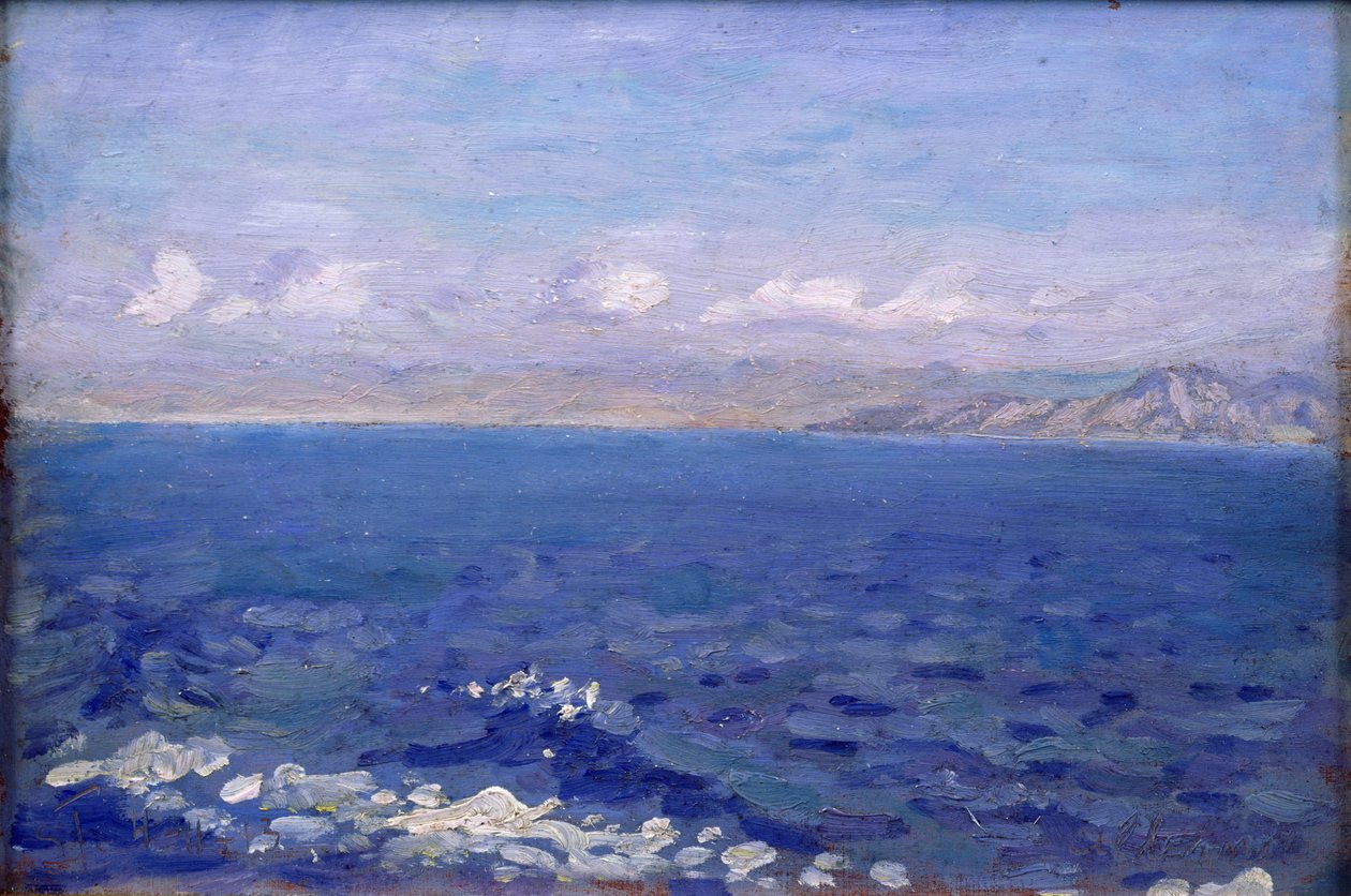 De Albanese Zee door Laurits Regner Tuxen
