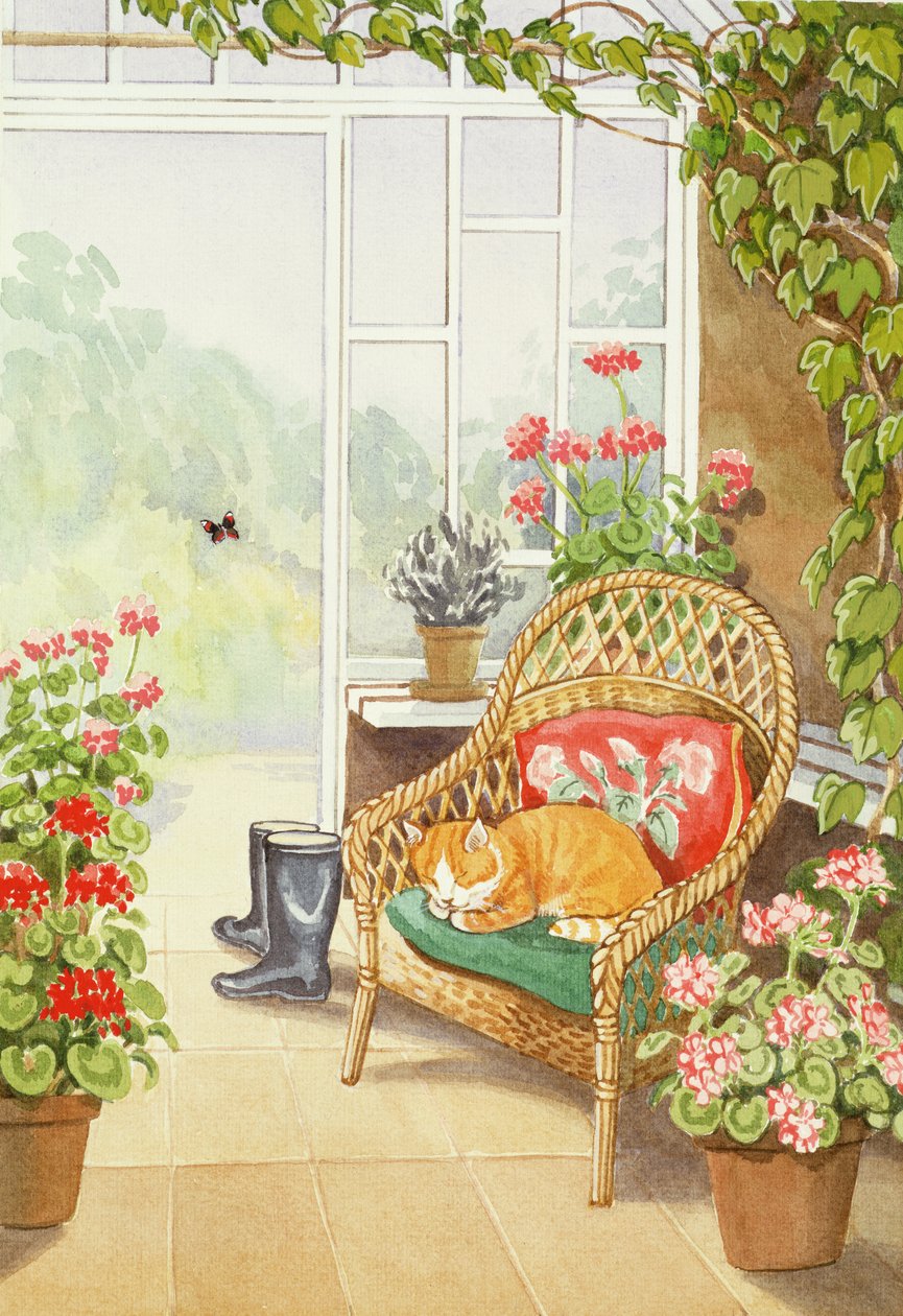 In de Serre door Lavinia Hamer