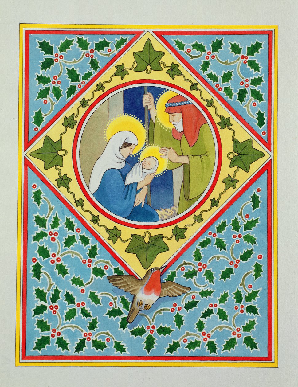 Kerststal door Lavinia Hamer