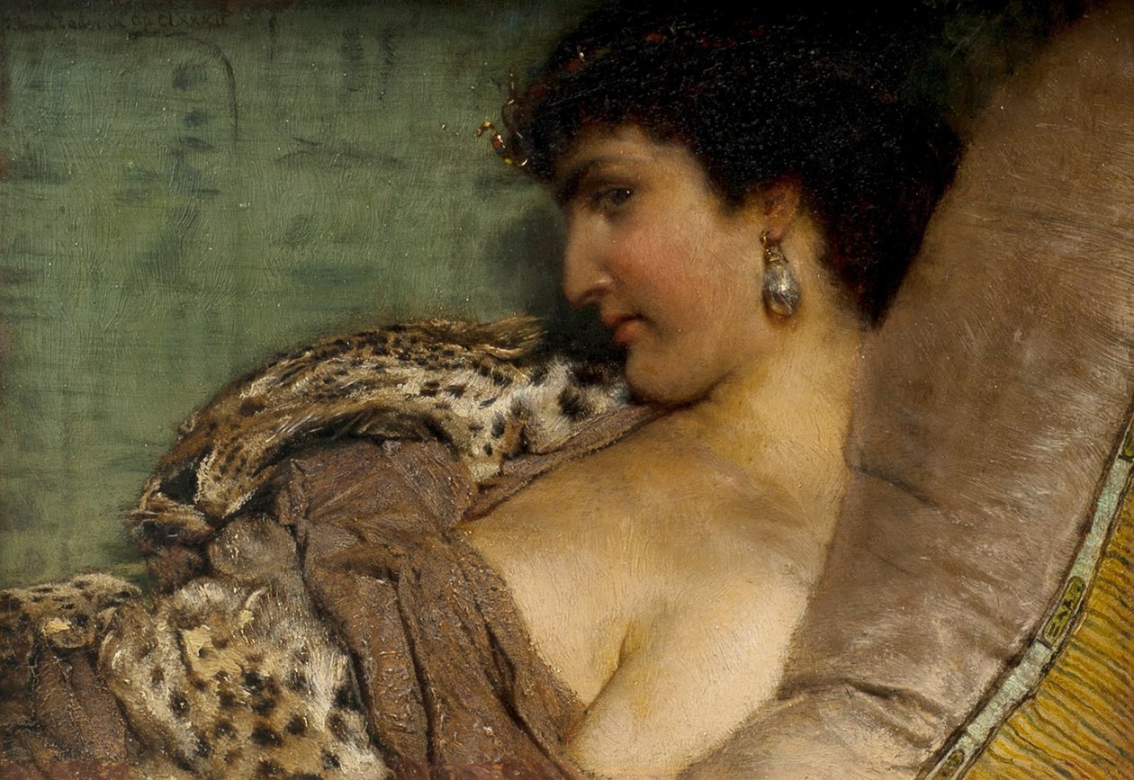 Cleopatra door Lawrence Alma Tadema