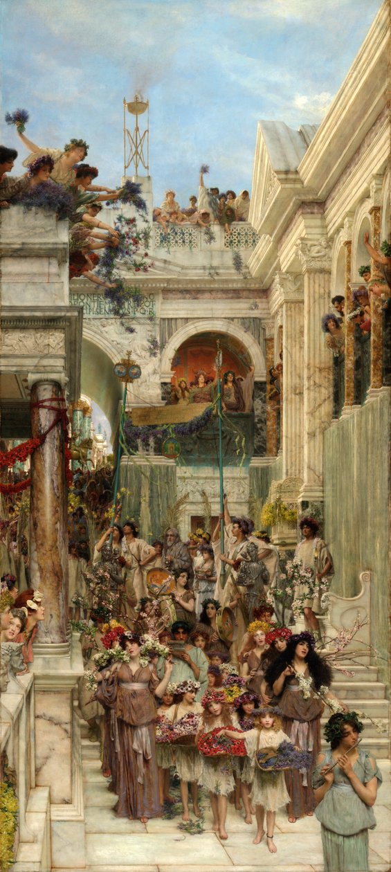 Lente door Lawrence Alma Tadema
