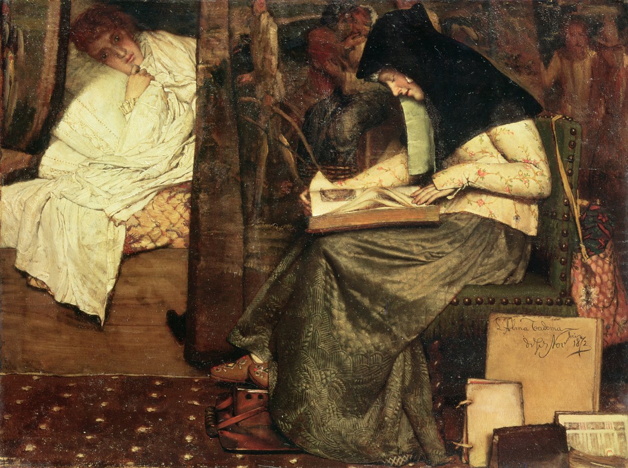 De verpleegster door Lawrence Alma Tadema
