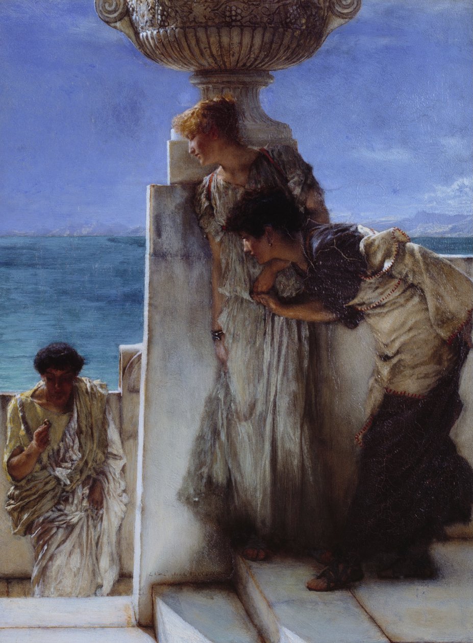 Een uitgemaakte zaak door Lawrence Alma Tadema