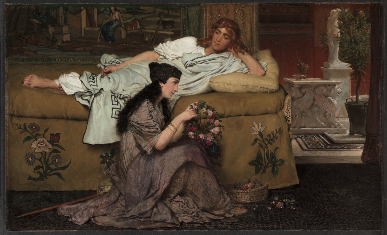 Glaucus en Nydia door Lawrence Alma Tadema