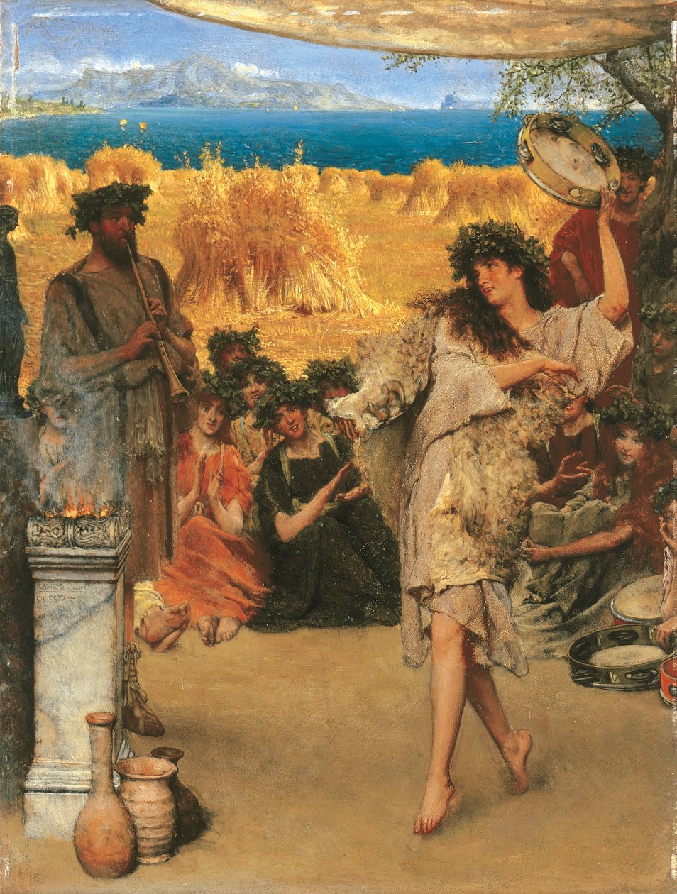 Een Oogstfeest, 1880 door Lawrence Alma Tadema