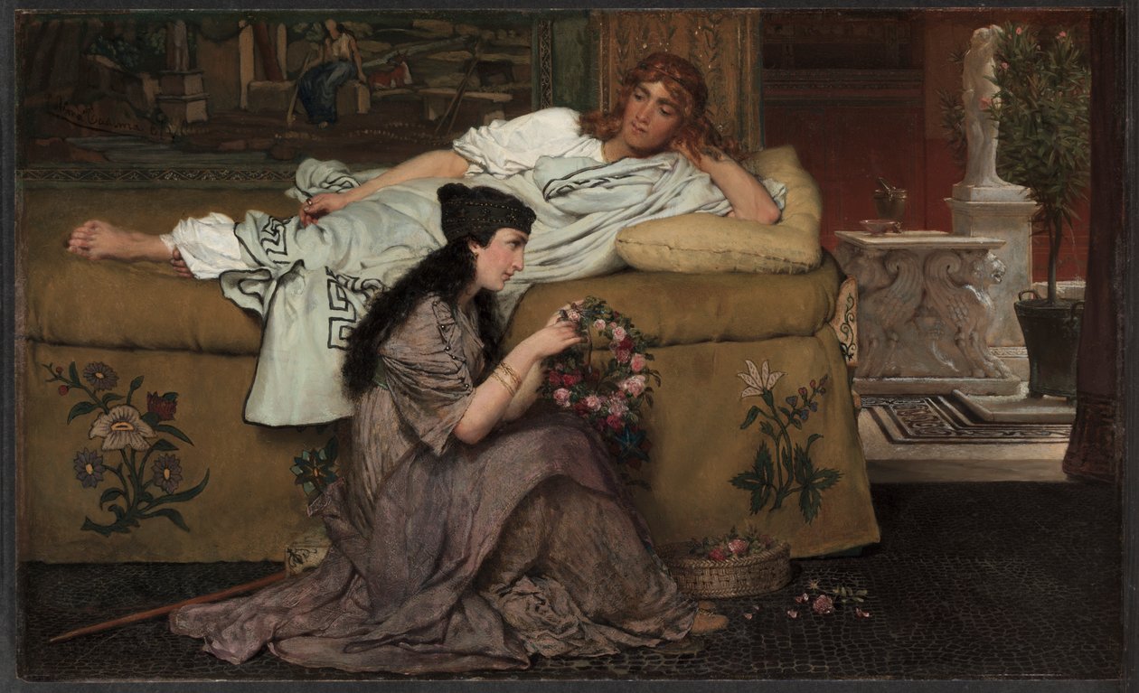 Glaucus en Nydia door Lawrence Alma Tadema