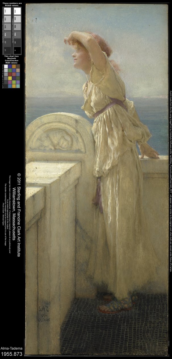 Hoopvol, 1909 door Lawrence Alma Tadema