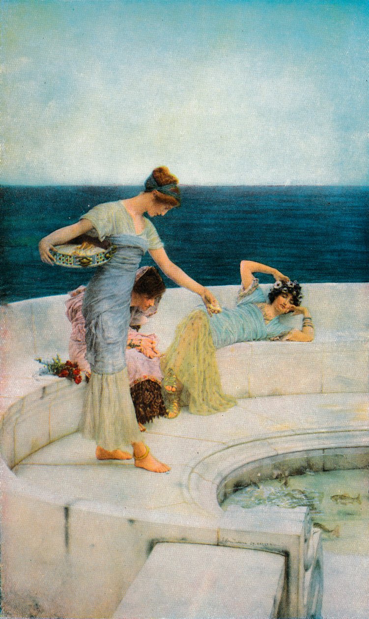 Zilveren favorieten, c1903, 1918 door Lawrence Alma Tadema