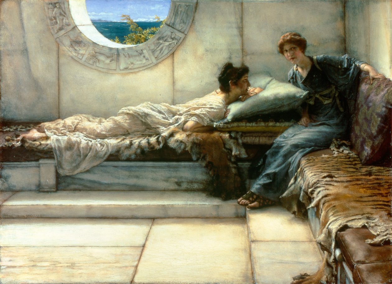 Het geheim door Lawrence Alma Tadema