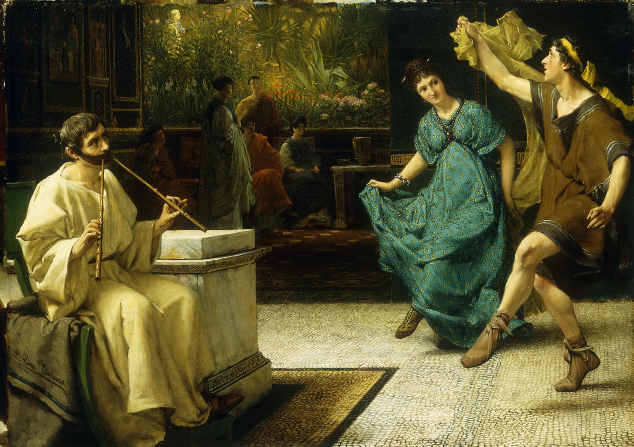 Een Ingang van een Romeins Theater door Lawrence Alma Tadema