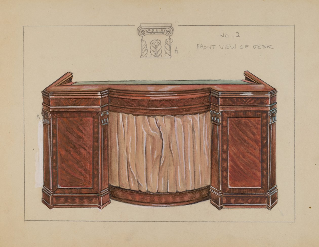 Bureau door Lawrence Phillips