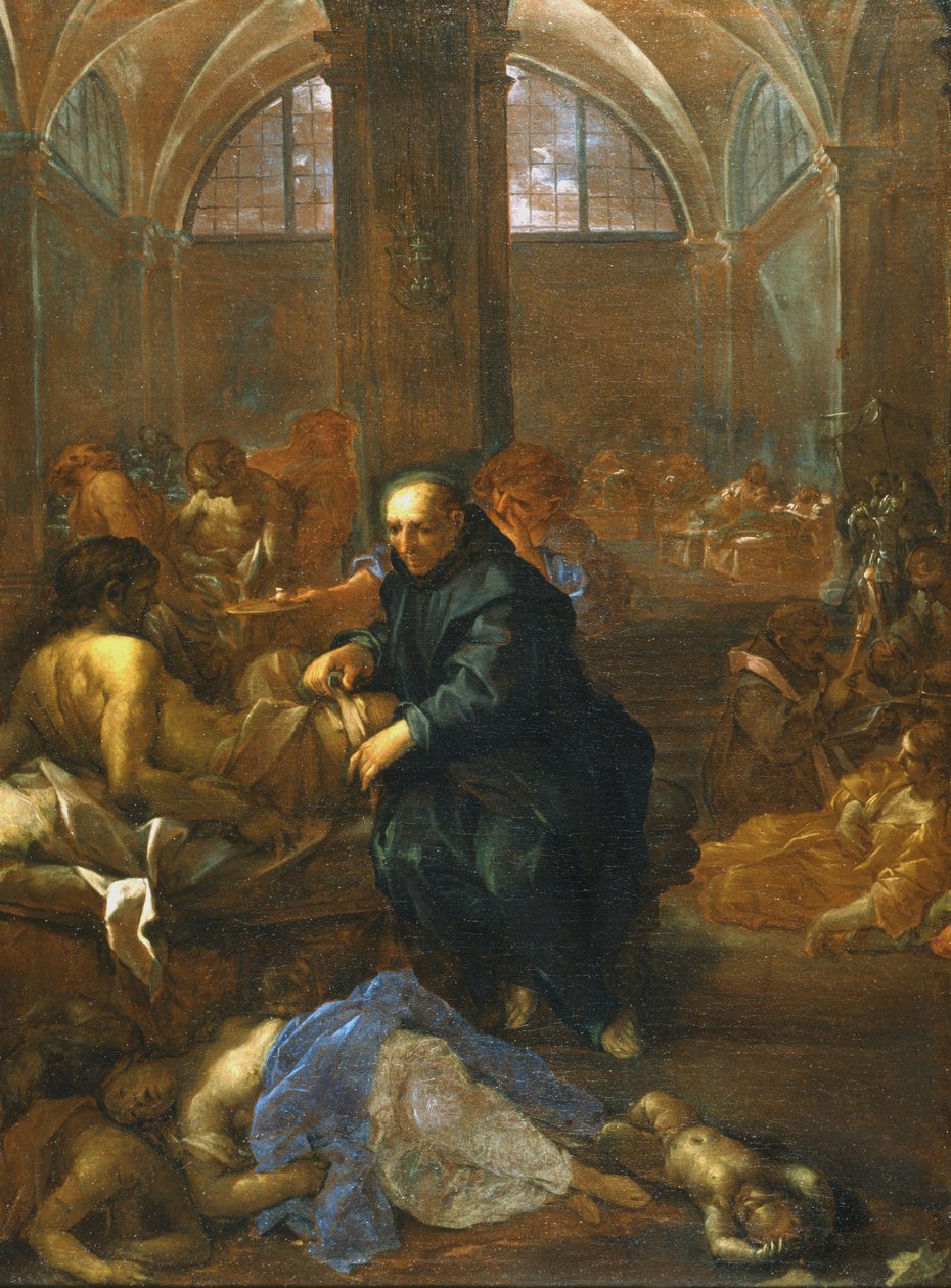 Sint Jan geneest de melaatsen door Lazzaro Baldi