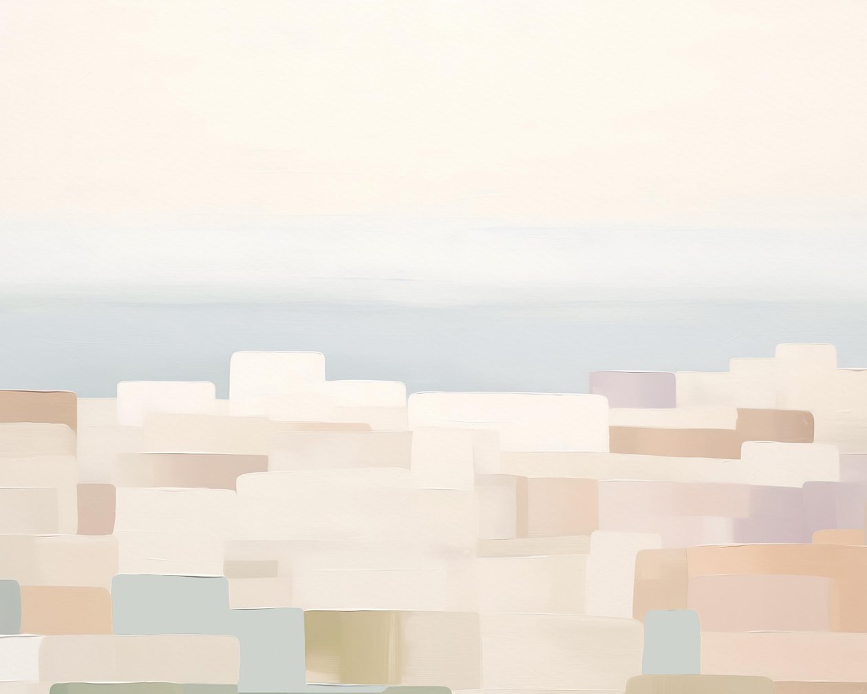 Ocean Blocks, ca. 2023 door Leah Straatsma