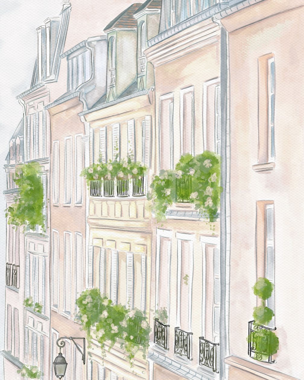 Parijse Gebouwen, ca. 2023 door Leah Straatsma