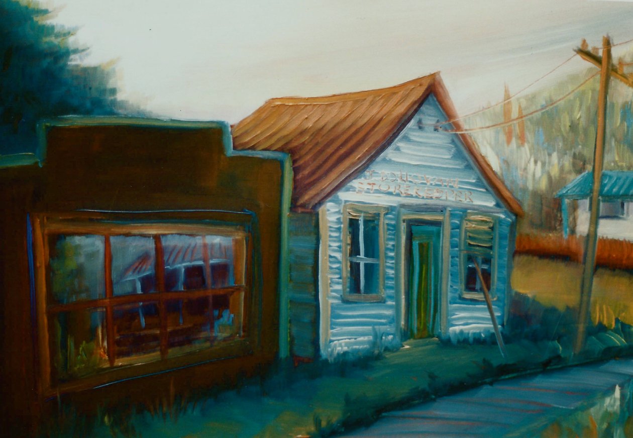 Spookstad, Westkust, NZ, 1998 door Lee Campbell