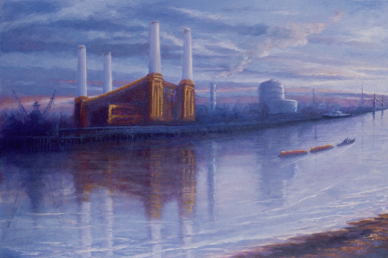 Old Glory, 1999 Battersea Power Station, Thames door Lee Campbell