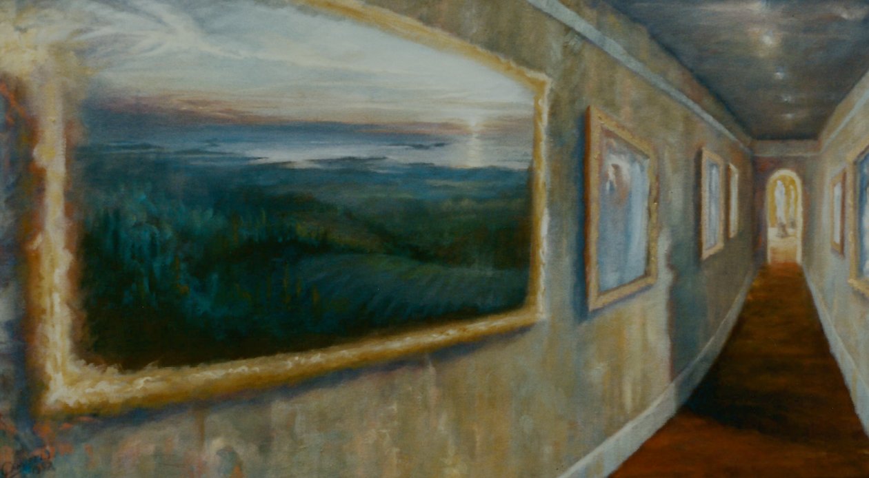 De galerij, 1998 door Lee Campbell