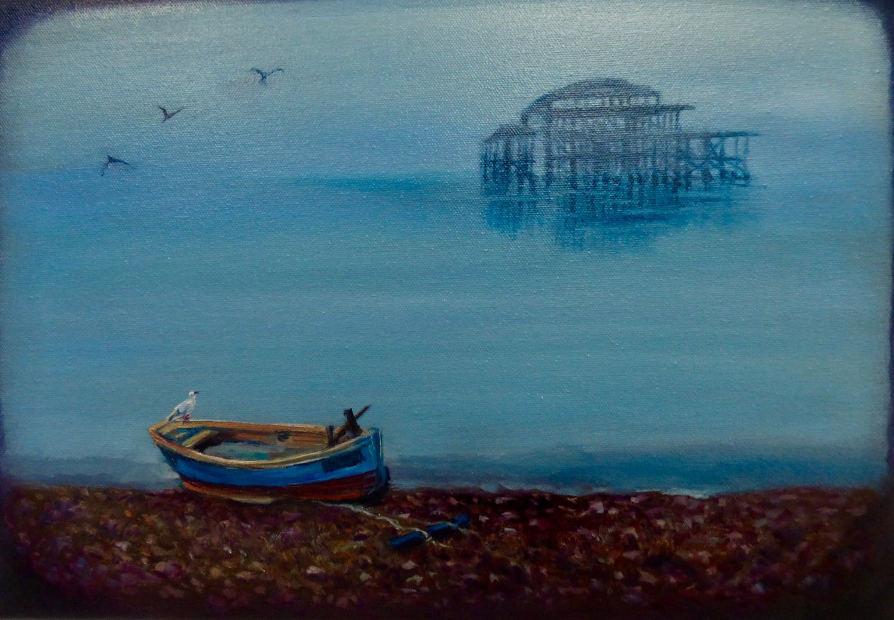 Mistig Brighton, 2023 door Lee Campbell