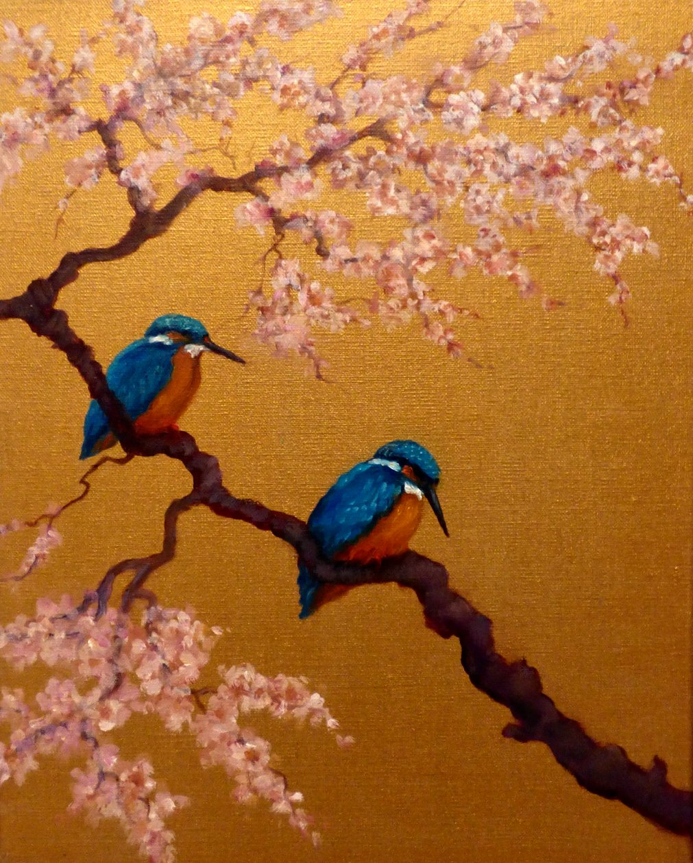 IJsvogel paar, 2022 door Lee Campbell